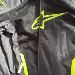 Alpinestars Black and Neon Yellow Performance Jacket
